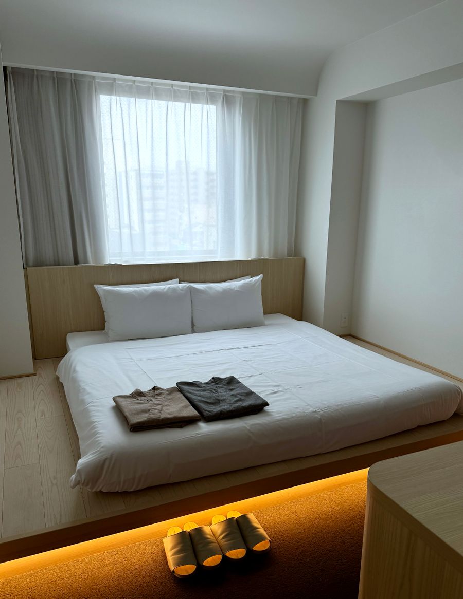 light-filled bedroom